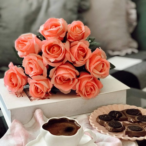 Chocolate And Marshmallow Roses
